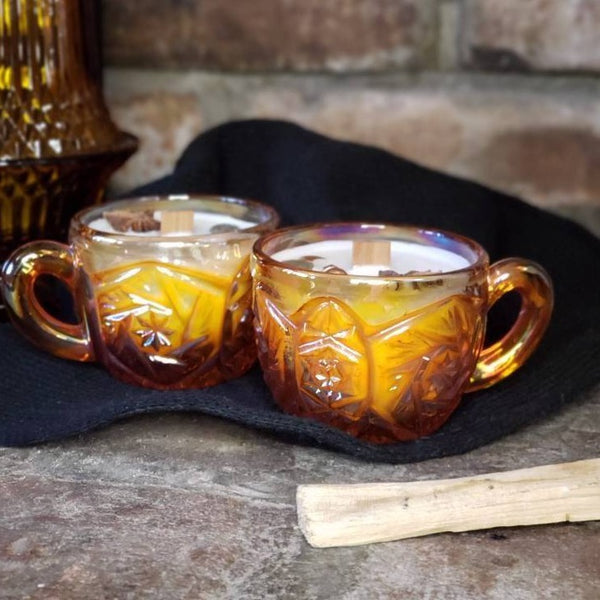 Palo Santo in Carnival Glass